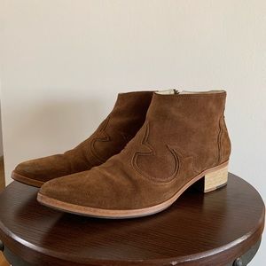 Freda Salvador Arroyo Boots, brown suede, 8.5
